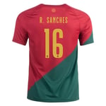 Renato Sanches #16 Portugal Heimtrikot Weltmeisterschaft 2022