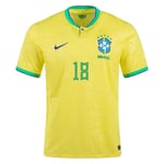 Gabriel Jesus #18 Brasilien Heimtrikot Weltmeisterschaft 2022