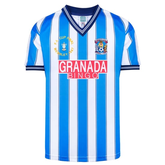Damen Coventry City 1987 FA Cup Finale Retro Trikot