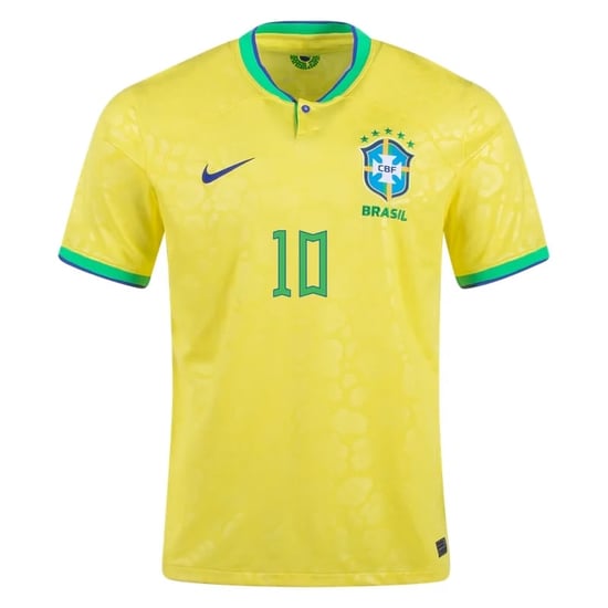 Pelé #10 Brasilien Heimtrikot Weltmeisterschaft 2022