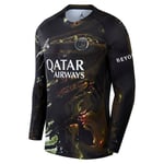 Damen PSG 2025/26 Jordan Night Edition Langarm-Trikot