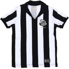 Damen Santos FC 1962/63 Retro Gestreiftes Trikot