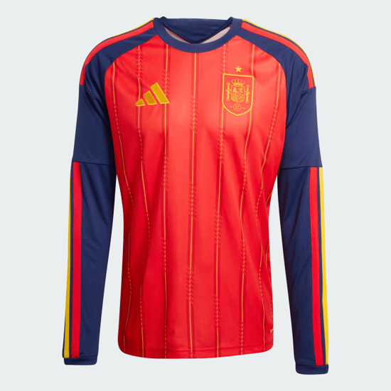Kinder Spanien 2026 Heim-Weltmeisterschaft Langarmtrikot