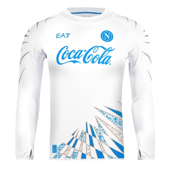 Herren Napoli 2025/26 Drittes Pre Match Langarmtrikot