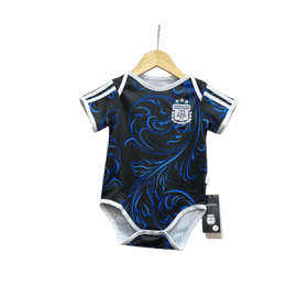WM 2026 Argentinien Auswärtstrikot Baby-Krabbelanzug