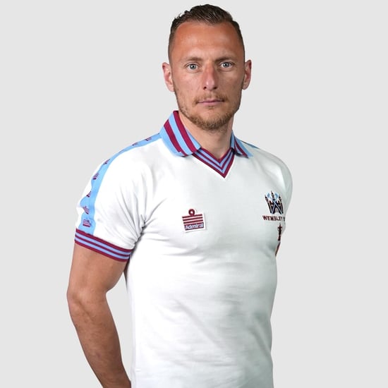 Herren West Ham United 1980 Retro FA Cup Final Admiral Trikot