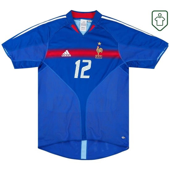 Männer Frankreich 2004/06 Heim Retro Shirt Henry #12