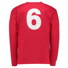 Kinder England 1966 Auswärts Weltmeisterschaftsfinale Retro Langarmtrikot Nr. 6