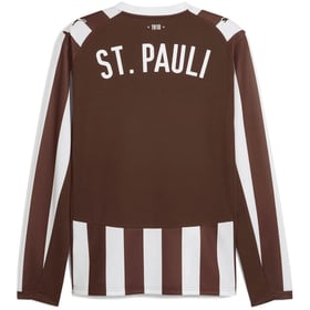 Kinder FC St. Pauli 2025/26 Heimtrikot mit langen Ärmeln