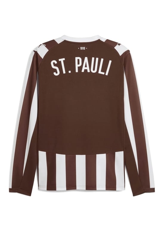 Kinder FC St. Pauli 2025/26 Heimtrikot mit langen Ärmeln