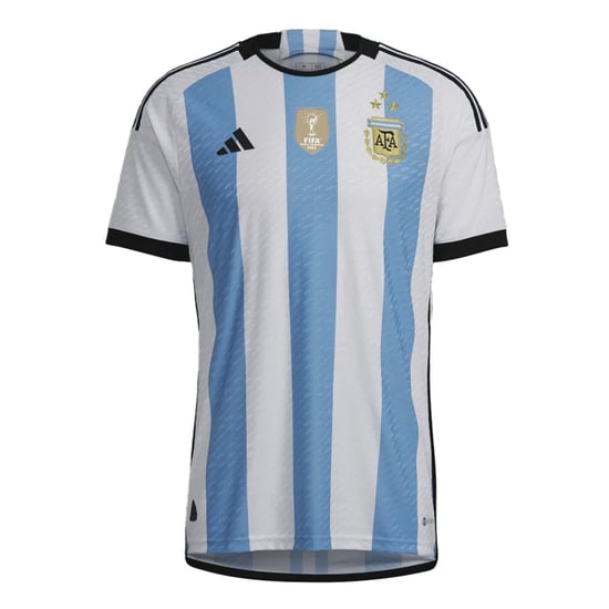 Argentinien Champions Spielerversion Heimtrikot Weltmeisterschaft 2022 - 3 Stars