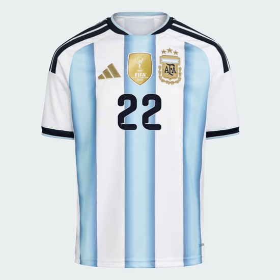 Herren Argentinien 2026 Heim Authentisches WM-Trikot L. MARTÍNEZ #22