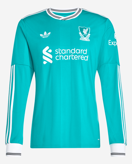 Kinder Liverpool 2025/26 Drittes Langarmtrikot