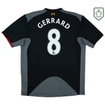 Herren Liverpool 2012/13 Auswärts Retro Shirt Gerrard #8