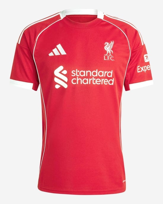 Kinder Liverpool 2025/26 Heimtrikot