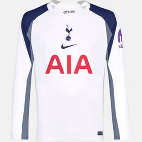 Kinder Tottenham Hotspur 2025/26 Heim Langarmtrikot