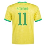Philippe Coutinho #11 Brasilien Heimtrikot Weltmeisterschaft 2022