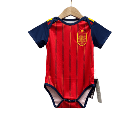 WM 2026 Spanien Heimtrikot Baby-Krabbelanzug
